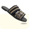 Sandal-Women-Clio-center2-Sandals Black leather sandals