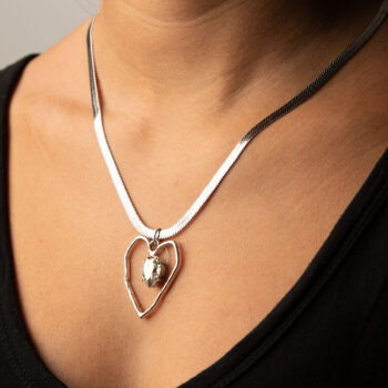 Swarovski Necklace with Crystal in Heart