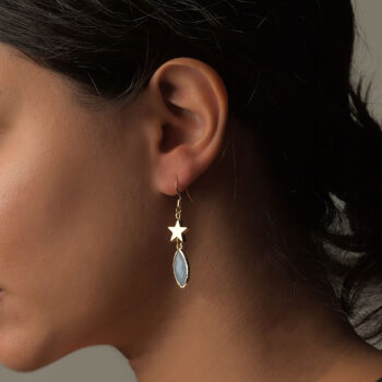 Glass Stone Earrings2