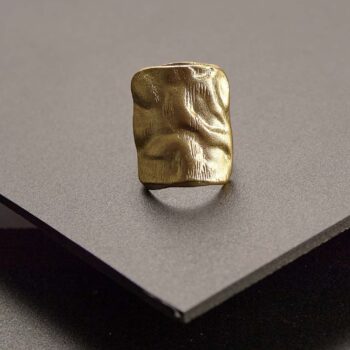 Gold Plated Forged Ring