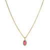 Red Crystal Stone Necklace