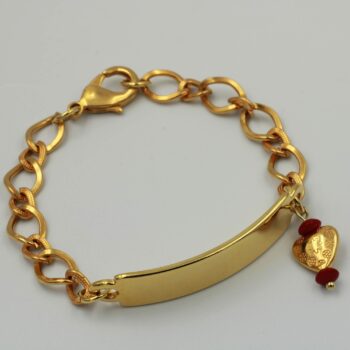 Gold Identity Bracelet