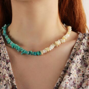 Women's Necklace with Corals