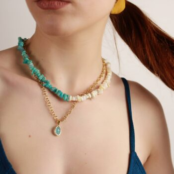 Women's Necklace with Corals